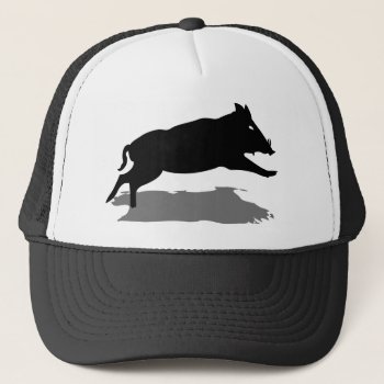 Sardinia  Cinghiale - Wild Boar (baseball Cap) Trucker Hat by SardiniaGame at Zazzle