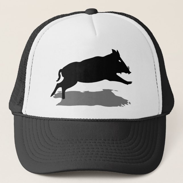 Sardinia, Cinghiale - Wild boar (baseball cap) Trucker Hat (Front)