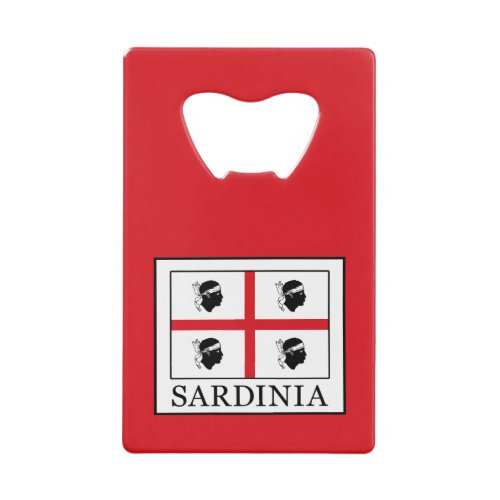 Sardinia Credit Card Bottle Opener