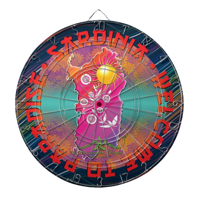 Sardinia Dart Board (Front)