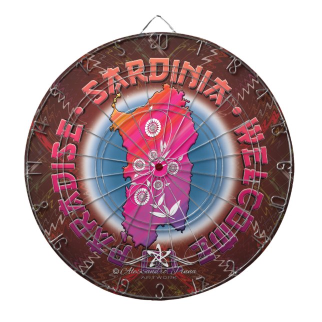 Sardinia Dart Board (Front)