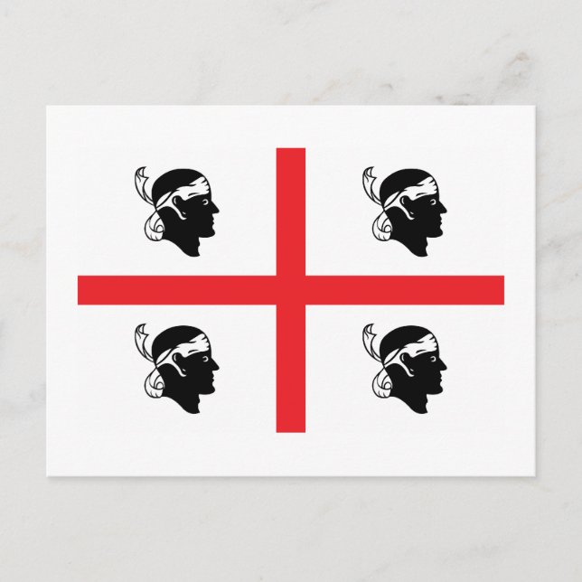 Sardinia Flag Postcard (Front)