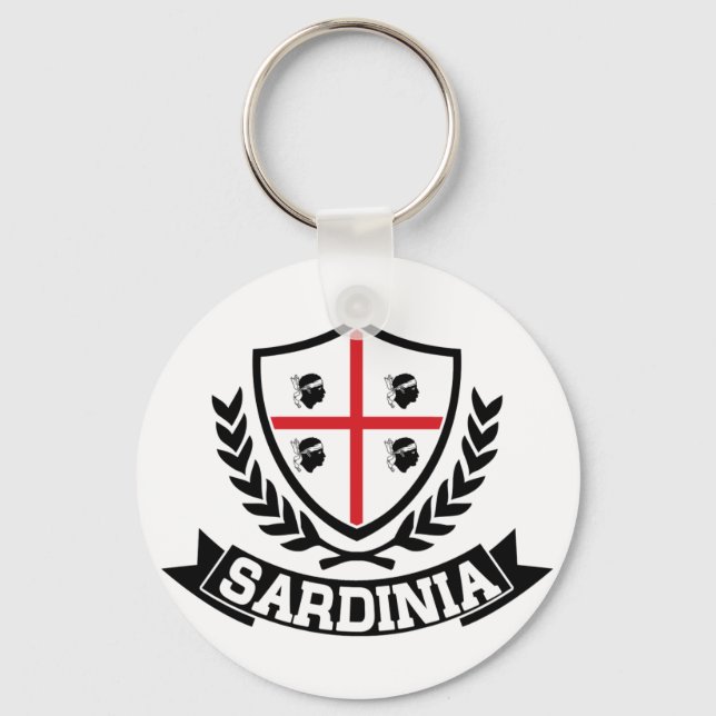 Sardinia Italia Keychain (Front)