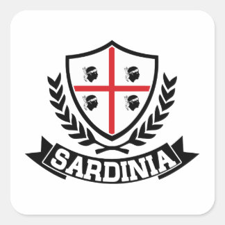 Sardinia Italia Square Sticker