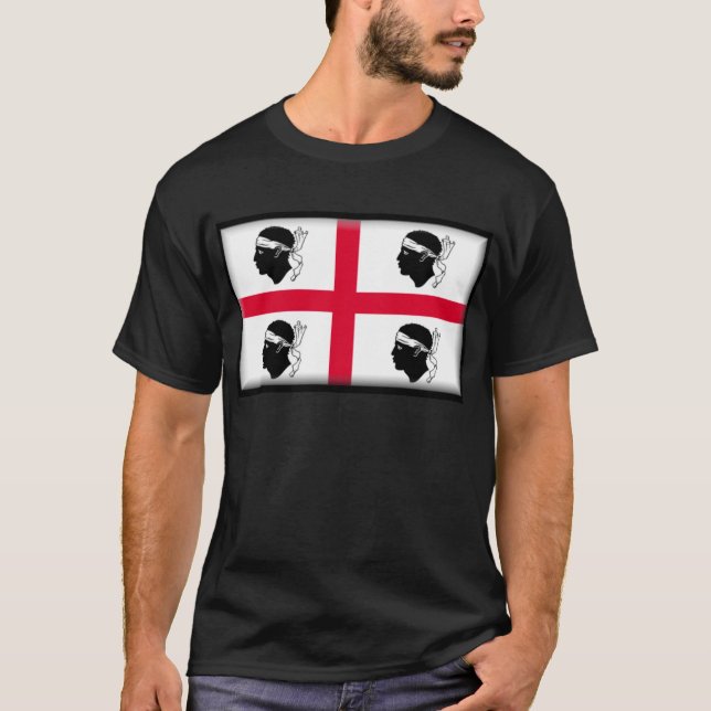 Sardinia (Italy) Flag T-Shirt (Front)