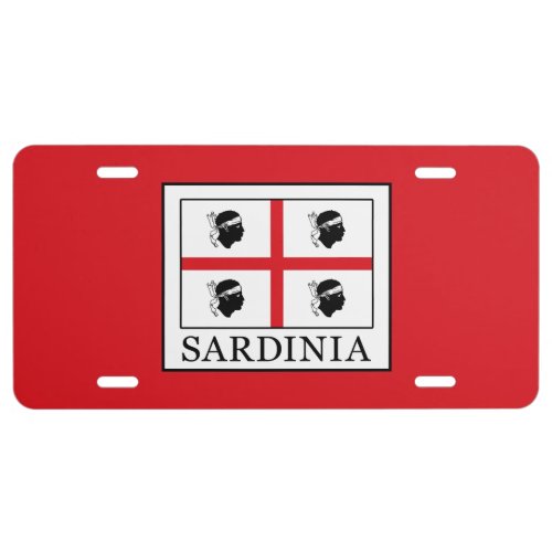 Sardinia License Plate