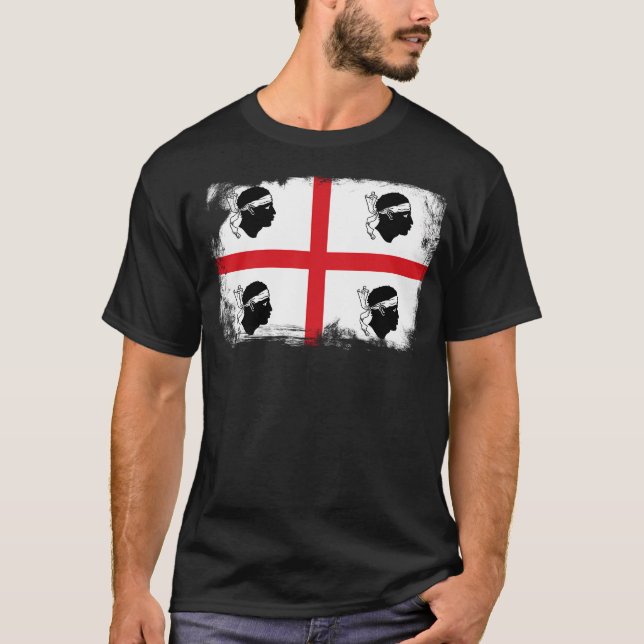 Sardinia Sardegna Flag Sardinia T-Shirt (Front)