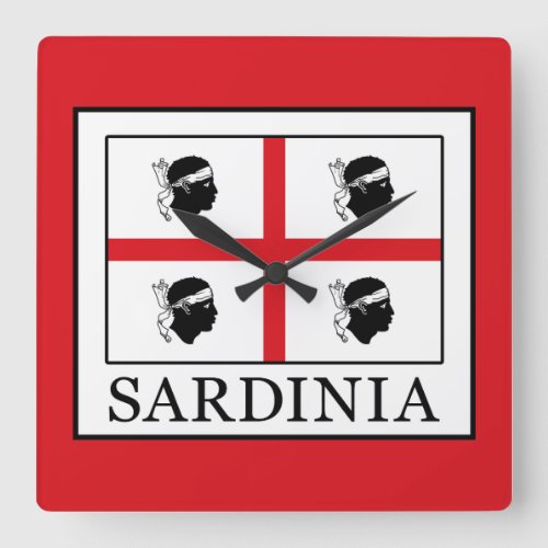Sardinia Square Wall Clock