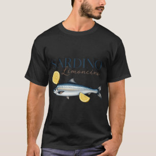 Sardino Limoncino Vintage Sardine Art — Retro It T-Shirt