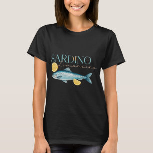 Sardino Limoncino Vintage Sardine Art — Retro It T-Shirt