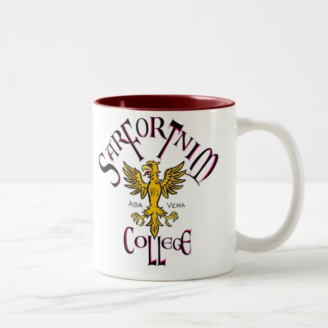 Sarfortnim College 3, black mug (Right)