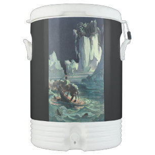 Sargasso Sea Grim Reaper & Sinking of Titanic Beverage Cooler