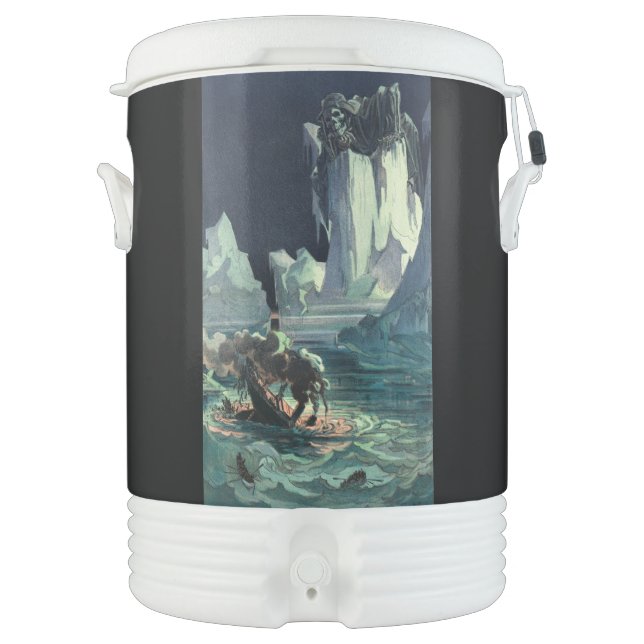 Sargasso Sea Grim Reaper & Sinking of Titanic Beverage Cooler (Front)