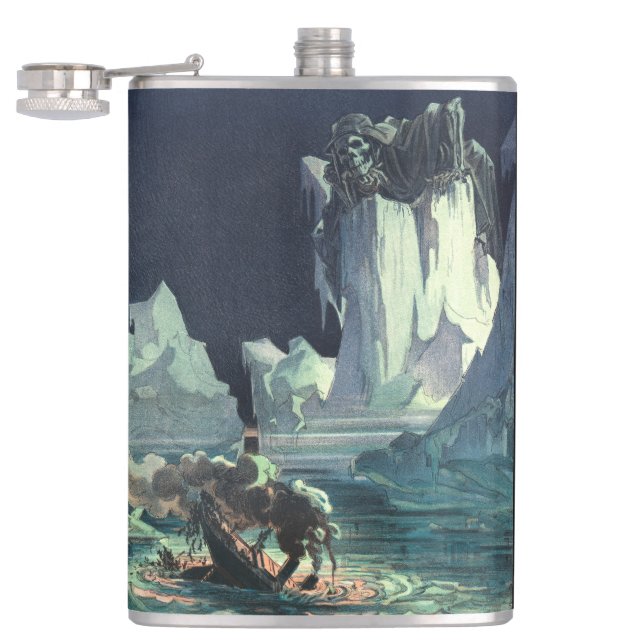 Sargasso Sea Grim Reaper & Sinking of Titanic Flask (Opened)