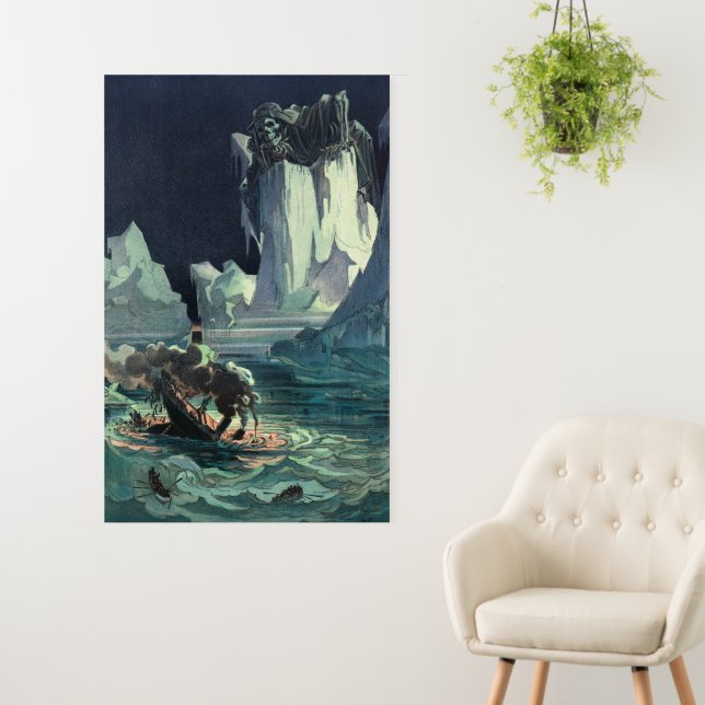 Sargasso Sea Grim Reaper & Sinking of Titanic Foam Board (In Situ (Wall))