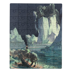 Sargasso Sea Grim Reaper & Sinking of Titanic Jigsaw Puzzle