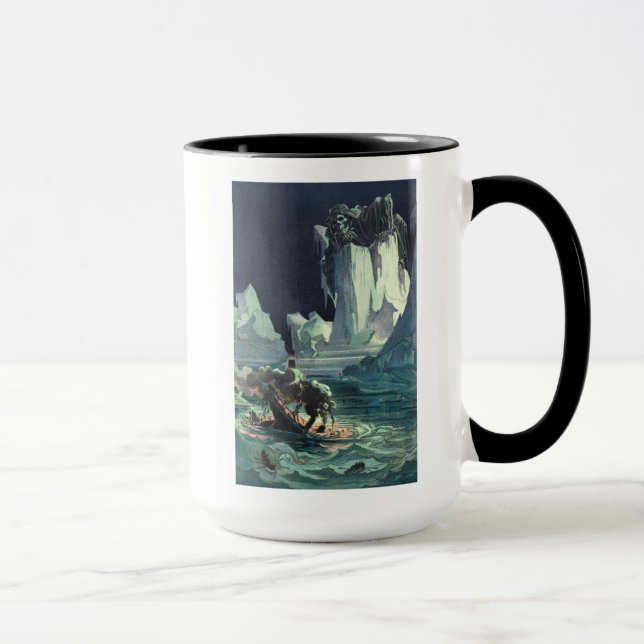 Sargasso Sea Grim Reaper & Sinking of Titanic Mug (Right)