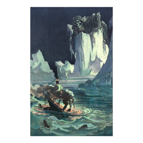 Sargasso Sea Grim Reaper  Sinking of Titanic Photo Print