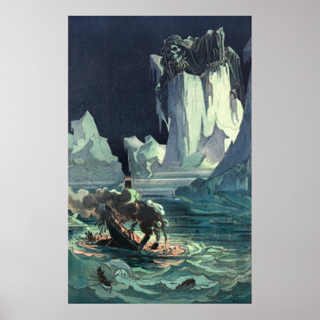 Sargasso Sea Grim Reaper & Sinking of Titanic Poster (Front)