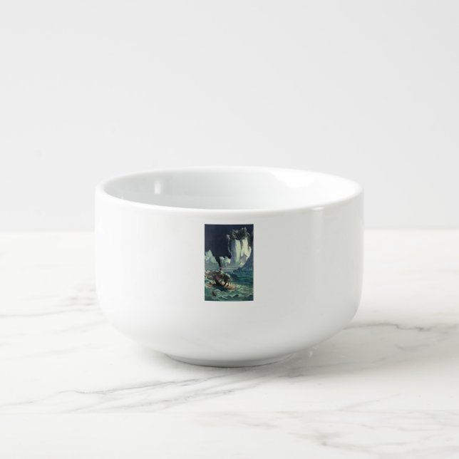 Sargasso Sea Grim Reaper & Sinking of Titanic Soup Mug (Front)