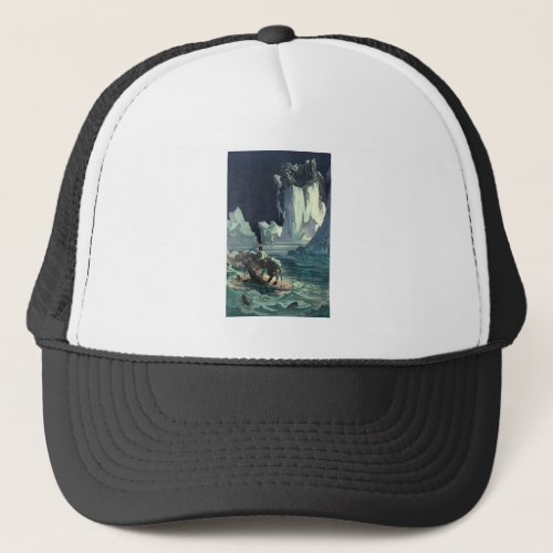 Sargasso Sea Grim Reaper  Sinking of Titanic Trucker Hat