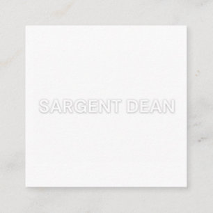sarge dean variety draft card