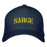 Sarge Embroidered Baseball Cap at Zazzle