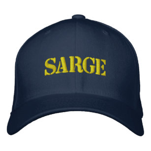SARGE EMBROIDERED BASEBALL CAP