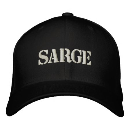 Sarge Embroidered Baseball Cap