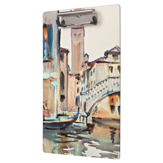 Sargent - A Bridge and a Campanile, Venice, Clipboard (Left)