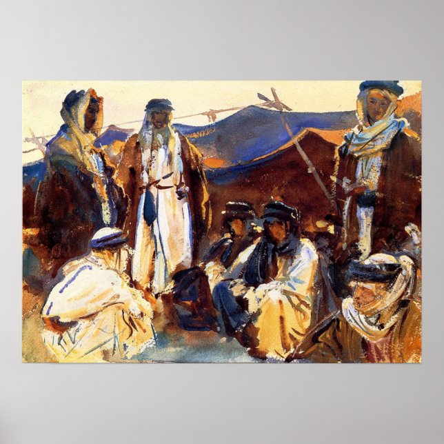 Sargent - Bedouin Camp 1906 Poster (Front)