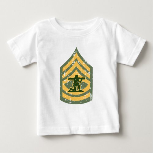 Sargent First Class _ Military Patch Baby T_Shirt