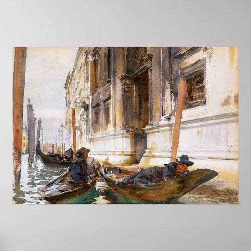 Sargent _ Gondoliers Siesta Poster