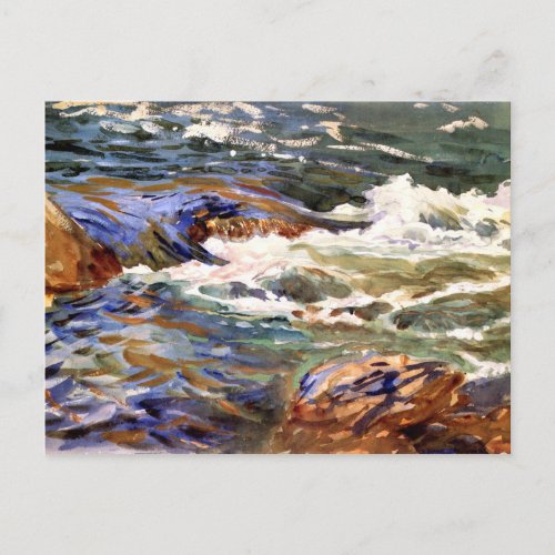 Sargent _ In Norway fine art painting Postcard