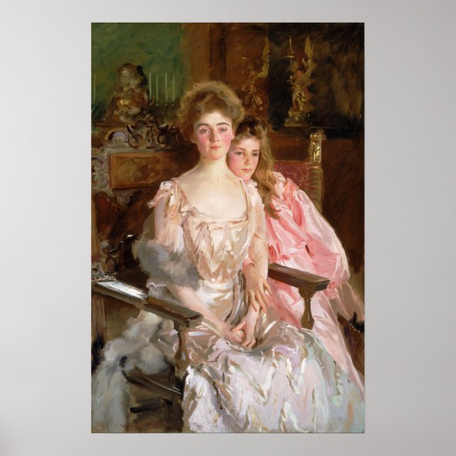 Sargent - Mrs. Warren (Gretchen Osgood) & Daughter Poster (Front)