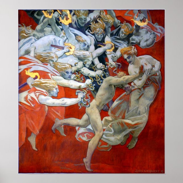 Sargent — Orestes Pursued By The Furies 1921 Poster (Front)