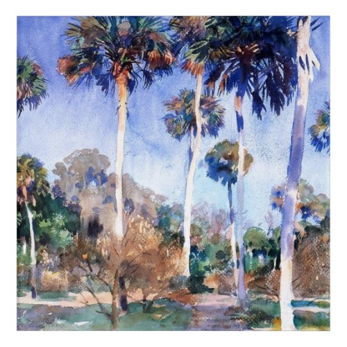 Sargent _ Palms a John Singer Sargent painting Acrylic Print