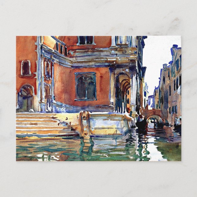 Sargent - Scuola di San Rocco Postcard (Front)
