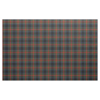 Sargent / Stewart Black Tartan Combed Cotton Fabric