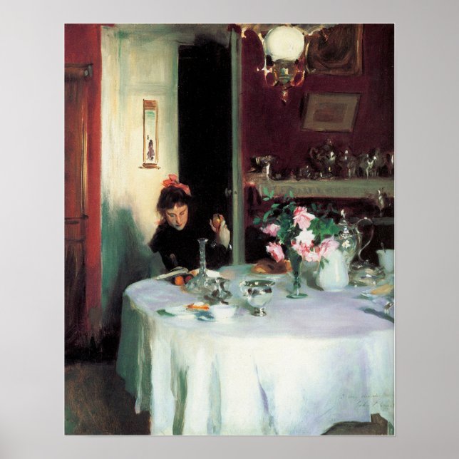 Sargent - The Breakfast Table Poster (Front)