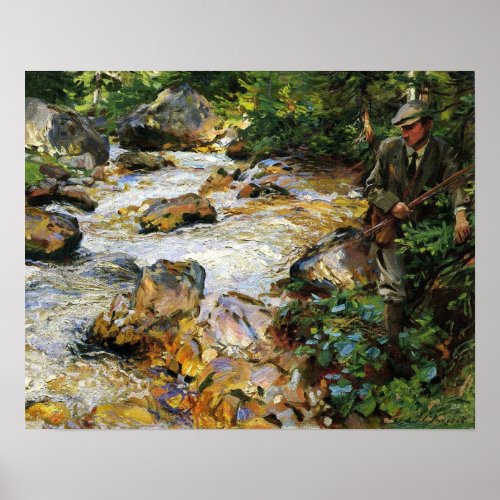 Sargent _ Trout Stream In The Tyrol 1914 Poster