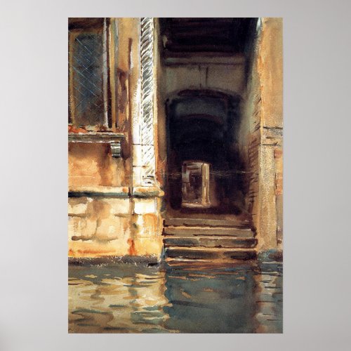 Sargent _ Venetian Doorway 1902 Poster