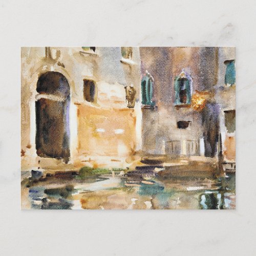 Sargent _ Venice fine art painting Postcard
