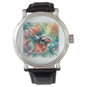 Sargento Fish 071024AREF135 - Watercolor Watch