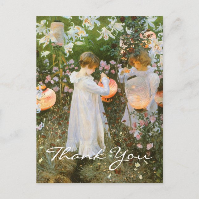 Sargent's Carnation, Lily, Lily, Rose Postcard (Front)