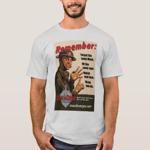 Sarge's Instructions (light colors) - MechCorps T-Shirt