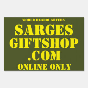 SARGESGIFTSHOP.COM SIGN