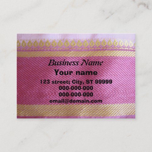 Sari Border Business Cards