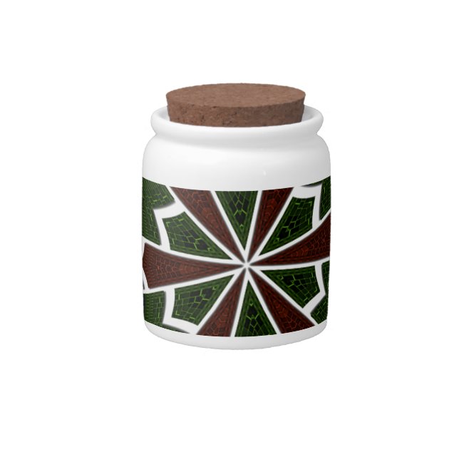 Sari Inspired Design with Intricate Details Candy Jar (Front)
