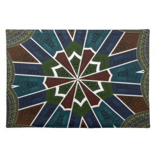 Sari Inspired Design with Intricate Details Cloth Placemat